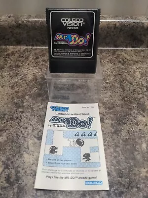 Mr. Do! With Instruction Manual For Colecovision Great Condition #ML • $19.99