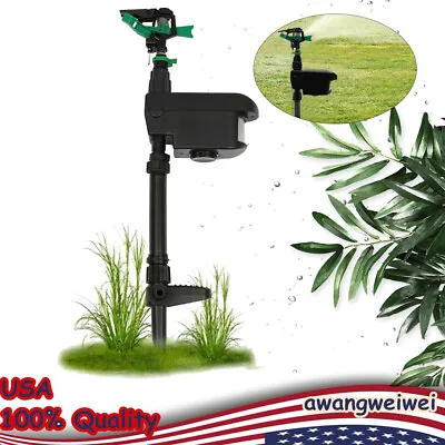 Garden Solar Motion Activated Water Animal Sensor Repeller Deterrent Sprinkler  • $41