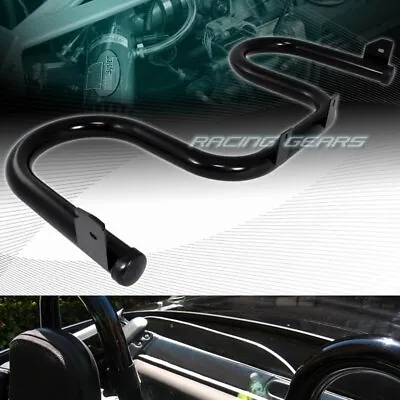 Black 2  T-304 Stainless Steel Support Roll Bar Fit 90-05 Mazda Miata Mx5 Jdm • $88.95