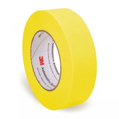 3M 06654 Automotive Refinish Yellow Masking Tape Rolls 1.5 In. (Case/24 Rolls) • $135.68