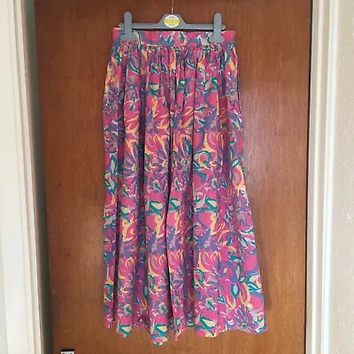 Laura Ashley Vintage 80s Pink Skirt Size 8 • £7.50