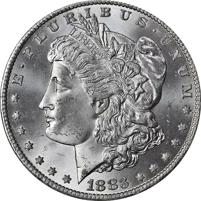 1883-CC Morgan Silver Dollar PCGS MS65 Blast White Strong Strike • $564