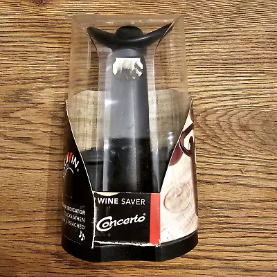 $8 • Buy Vacu Vin Vacuum Wine Saver Pump Black With 4 Stoppers