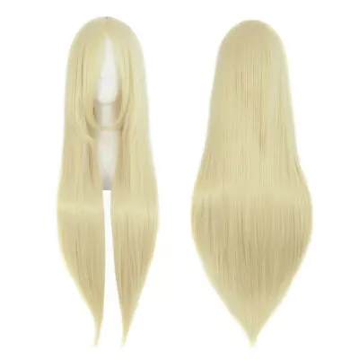 Women / Kids Long Straight Hair Wig Anime Wigs Costume Fancy Dress Party Cosplay • £7.86