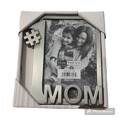 Mom Picture Frame #1 Mom Gray Silver Color Malden 4x6 Tabletop Photo Frame  • $9.99