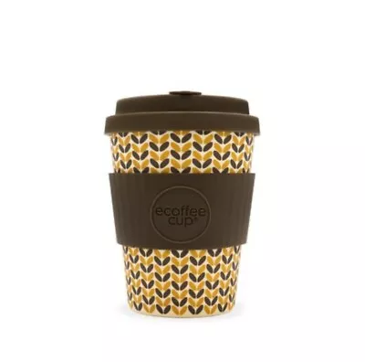 12oz 350ml Ecoffee Cup Reusable Eco-Friendly Plant Based Coffee Cup • £13.95