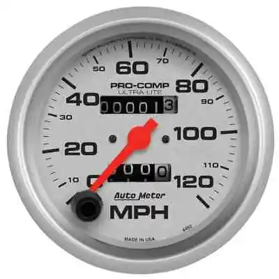 AutoMeter 4492  3-3/8  SPEEDOMETER 0-120 MPH MECHANICAL ULTRA-LITE • $143.09