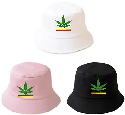 £13.99 • Buy Cannabis Leaf Jamaica, Stone Roses Adored Bucket Hat Summer Festivals