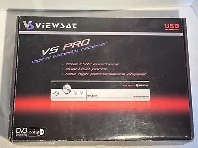 VIEWSAT VS PRO Digital Satellite Receiver PVR Dual USB With Remote • $52.50