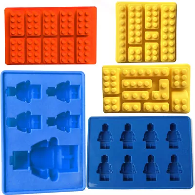 Building Bricks Construction Blocks Silicone Mould Chocolate Fondant Jelly Mold • £9.99