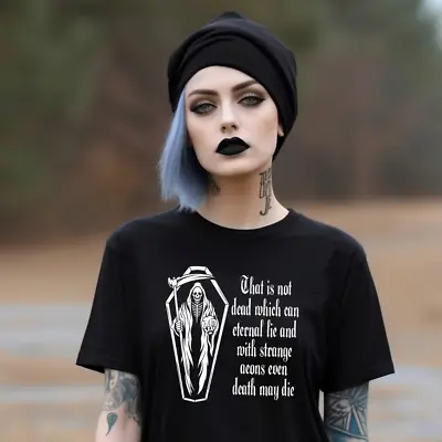 Horror Gothic T-Shirt Gift | Goth Fashion Clothing Top | Alternative Style Shirt • £12.99
