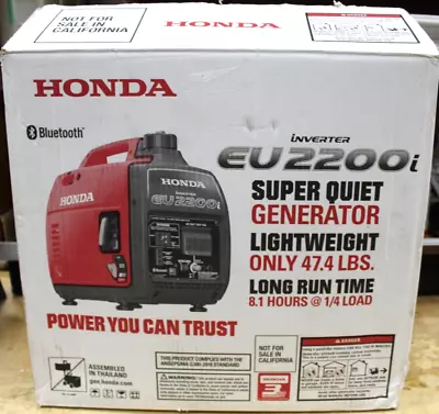 NEW Honda EU2200i 2200W Super Quiet Gasoline Generator W/ Co-Minder & Bluetooth • $879.95