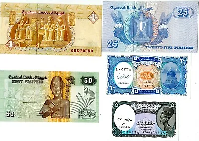 2005 Egypt 5 Paper Money Uncirculated Egyptian Notes Crisp • $4.45