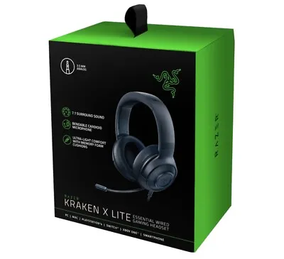 Razer Kraken X Lite 7.1 Gaming Headset RAM • $179.95