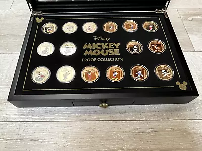 Bradford Exchange Disney Mickey Mouse Proof Coin Collection • $225