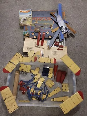 Meccano Areoplane Constructor Joblot Vintage Meccano Collection • £145