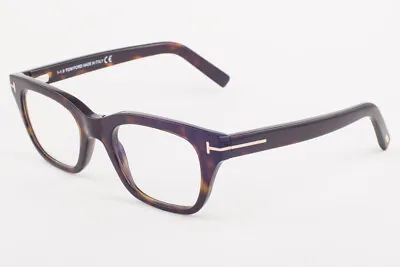 Tom Ford 5536-B Dark Havana 052 / Blue Block Eyeglasses TF5536 B 052 51mm • $388.94