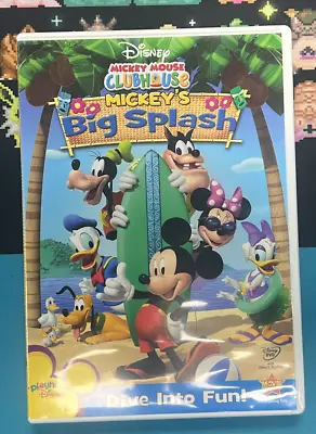 Mickey Mouse Clubhouse:Mickeys Big Splash (DVD 2009) (B128-1) • $4.50