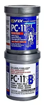 2 Part Marine Epoxy Adhesive Paste 1 Lb Bonds Dry Wet & Underwater (2 Cans) • $28.99