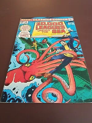 1976 Marvel Classics Comics Series #4 Featuring 20000 Leagues Under The Sea • £4.82