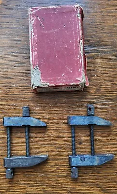 L. S. Starrett No. 161A Parallel Clamp Set Of (2) 1 1/4  Clamps Machinist Tools  • $45