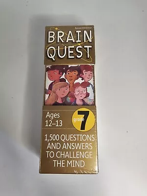Brain Quest Grade 7 Revised 4th Edition  1500 Questions And Answers Ages 12 - 13 • $12.59