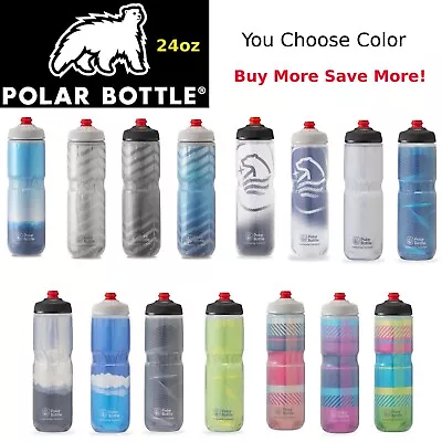 Polar Breakaway 24oz Insulated Bike Water Bottle W/ Surge Valve • $16.87