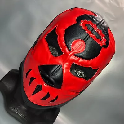 Death Angel Wrestling Lucha Libre Costume Handmade Mask Luchador Mascara Red • $23.95