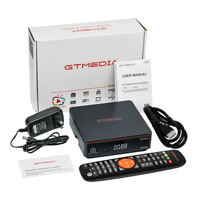 $36.99 • Buy GTMEDIA V9Prime 1080P Sat Receiver DVB-S/S2/S2X Satellite TV Box PVR EPG H.265 