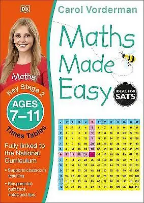 £4.90 • Buy Maths Made Easy Times Tables Ages 711 By Carol Vorderman  NEW Book