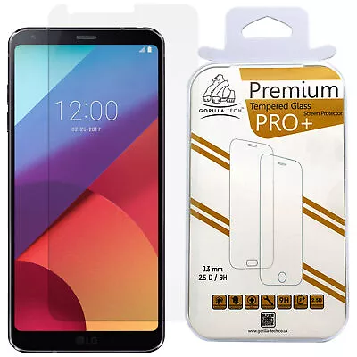 New Genuine Gorilla Tech Tempered Glass Screen Protector Shield Guard For LG G6 • £3.45