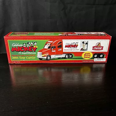 Disney Mickey Mouse Coke Co Ca Cola  2004 Semi Truck Figurine Light Up Statue • $38.25