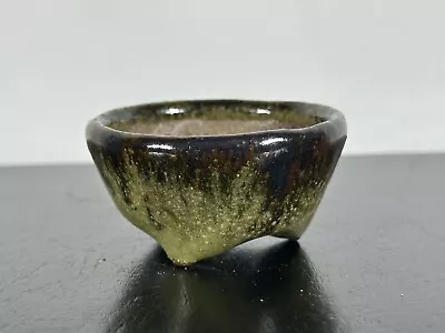 Vintage Japanese Round Shohin Mame Bonsai Pot Machinao - 2” By 1” • $109
