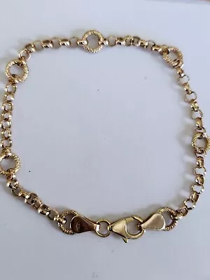 9ct Yellow Gold Belcher Bracelet • $270