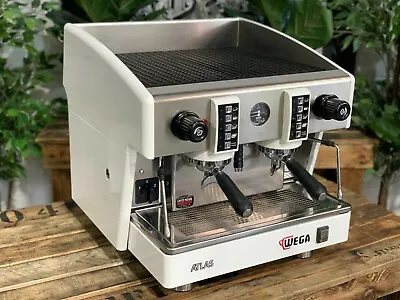 Wega Atlas Compact Evd 2 Group White Espresso Coffee Machine Commercial Cafe Bar • $3500