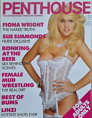 Penthouse Magazine Fiona Wright Mud Wrestling Vol 23 No 5 Mens Vintage Glamour • $48.49