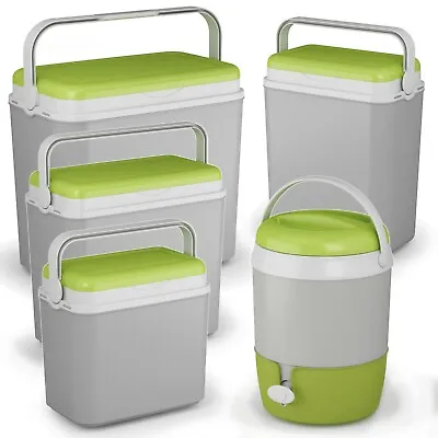 Large 10-36 Litre Cooler Box Camping Beach Lunch Picnic Insulated Food Ice Packs • £23.99