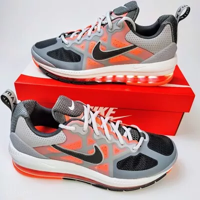 Nike Air Max Genome Men's US 13 Mango Orange Grey White Retro Sport Style Runner • $125.55