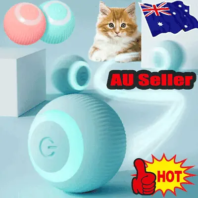 For Cats Electric Cat Ball Toy Smart Cat Toys Automatic Rolling Ball RL • $3.96
