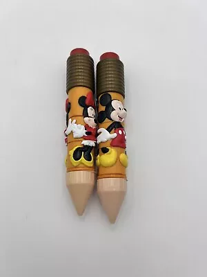 Disney Puzzle Pens Kids Lot Mickey Minnie Mouse Vintage Applause Gc • $56.96