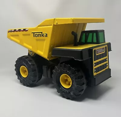 2012 Hasbro TONKA Dump Truck 4000 Metal Pressed Steel Large Yellow • $24.99