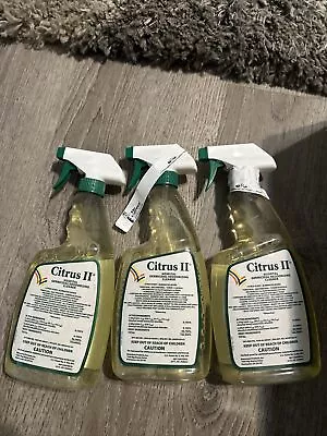 3 Pack Citrus II Hospital Germicidal Deodorizing Cleaner 22OZ EA • $26