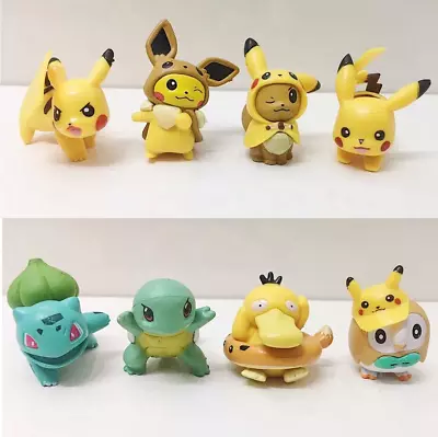 Pokemon Pikachu Cake Topper Toys Figures Kids Birthday Present Cake Decoration • £10.99