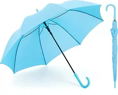 🔥8 Rib Umbrella Strong Automatic Open Windproof Large Fashion Waterproof Travel • £6.95