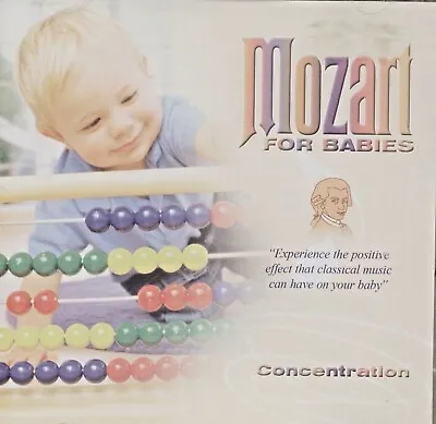 Mozart For Babies – Concentration CD JR3 NO Case  • £1.59
