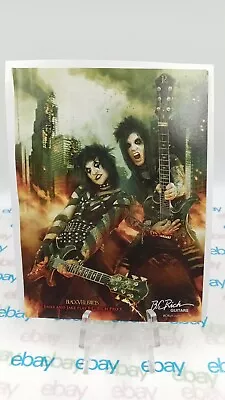 Black Veil Brides 8x10 Photo GUITAR AD ORIGINAL BC RICH GUITAR 2012 • $17.10