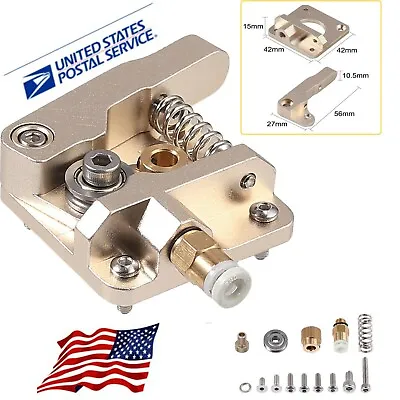 1 Set Metal Extruder Parts For Ender 3 5 MK8 Creality CR-10 10S 3D Printer Gold • $8.65