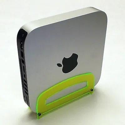 Mini Mac Time Capsule Key Lime Green Apple Acrylic Computer Stand 2010+   • $14.99