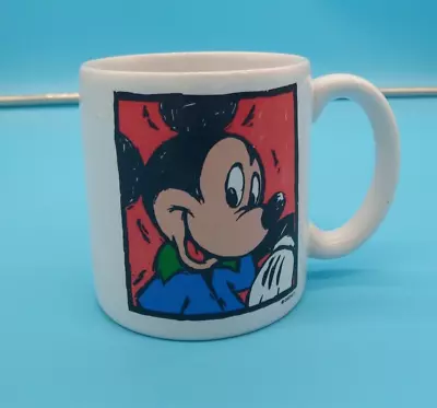 Vintage Mug Disney Mickey Mouse 1990's Oversized Cartoon EUC • $9.99