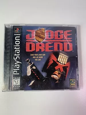 Judge Dredd (Sony PlayStation 1 1998) PS1 Complete W/Manual • $20